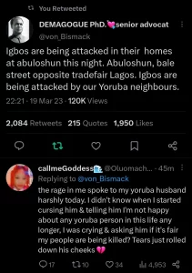 Igbo woman tweet